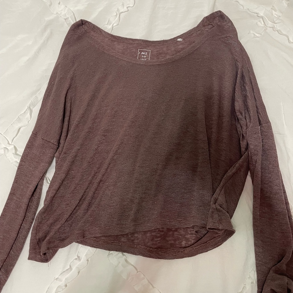 Pacsun me to we long sleeve top
